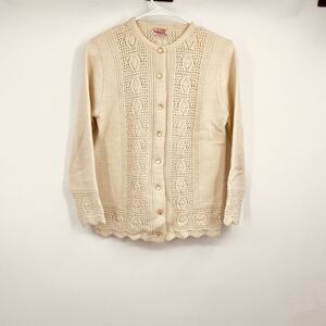 Womens VTG Highpoint Cottagecore Sweater 50’s 60’s Classy Pearl  Preppy Crochet
